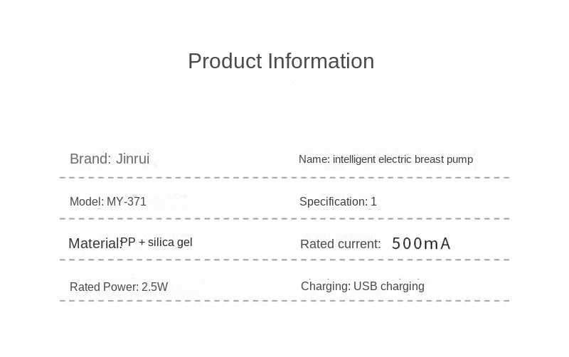 Bomba Elétrica Automática Tira Leite Materno Duplo Usb