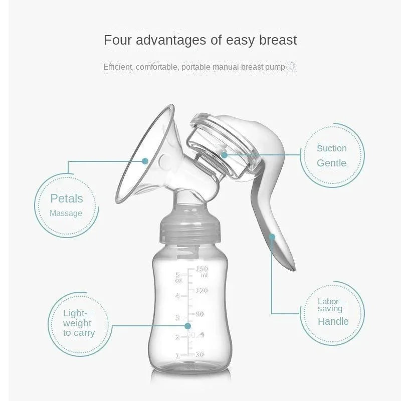 Manual Breast Pump Acessórios, alta sucção poder, padrão