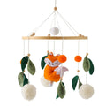 Baby Crib Mobile Wooden Bed Bell Rattle Toy Soft Felt Hot Air Balloon Wind Chime Pendant Newborn Comfort Bed Bell Toys Baby Gift