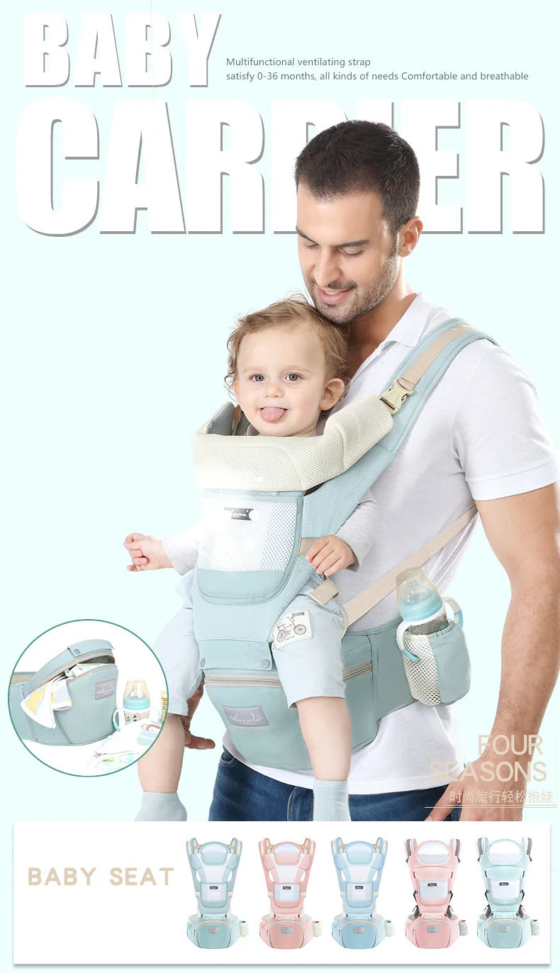 Baby Carrier Ergonomic Infant Multifunctional Waist Stool Newborn To Toddler Multi-use Before and After Kangaroo Bag Accessories