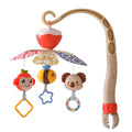 Baby Crib Mobile Wooden Bed Bell Rattle Toy Soft Felt Hot Air Balloon Wind Chime Pendant Newborn Comfort Bed Bell Toys Baby Gift