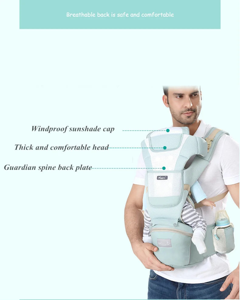 Baby Carrier Ergonomic Infant Multifunctional Waist Stool Newborn To Toddler Multi-use Before and After Kangaroo Bag Accessories